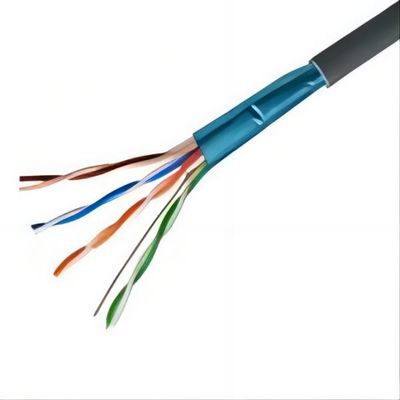 Jenis konektor RJ45 Kategori 5e Kabel Ethernet dengan bahan jaket PVC