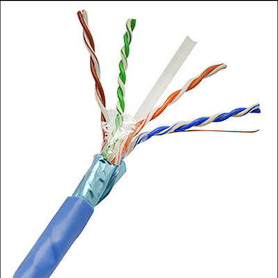 23AWG FTP Copper Cat6 Ethernet Cable 305m Untuk Telekomunikasi