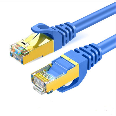 Kabel Ethernet Terlindung Cat6 Rj45 SFTP, Kabel Patch Cat6 Luar Ruangan Untuk Telekomunikasi