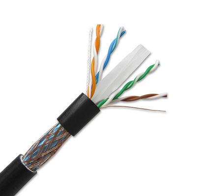 ODM 0.51mm 24AWG FTP Kabel LAN Jaringan UTP