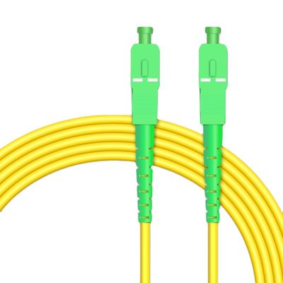 SC / APC Ke SC / APC Singlemode 3m Simplex LSZH Fiber Optic Patch Cord