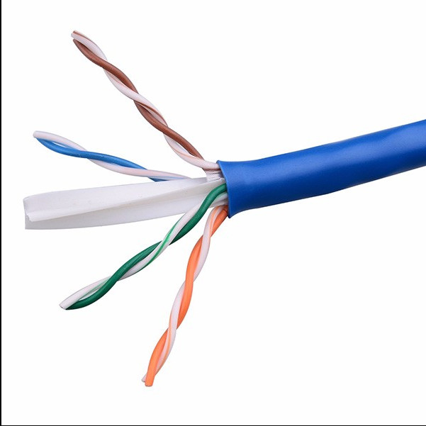 ISO CPR ETL 6 Pasang Kabel UTP Lan 24AWG 23AWG Cat5e Cat 6 Indoor