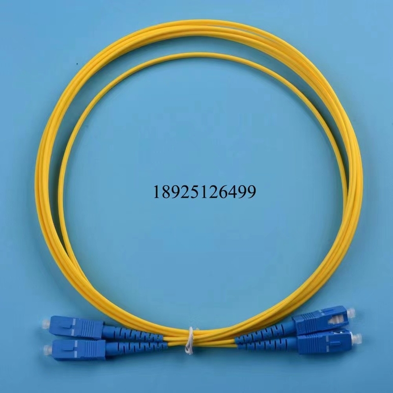 Produsen Berkualitas Tinggi Langsung Kabel Patch Serat Optik Jenis Antarmuka SC / LC, Rentang Panjang 1,5m-30m LSZH