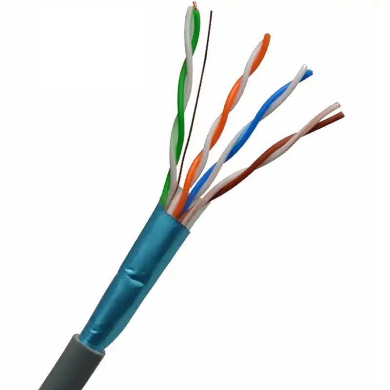 STP Cat6 LAN Kabel 1000Base-T Ethernet 2.4Gbps Transmisi untuk Transmisi Video