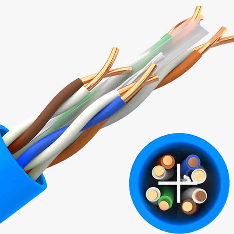 Kabel LAN Cat6 UTP Kecepatan Tinggi Dan Kabel Ethernet Untuk Jaringan 305M Panjang 23 AWG