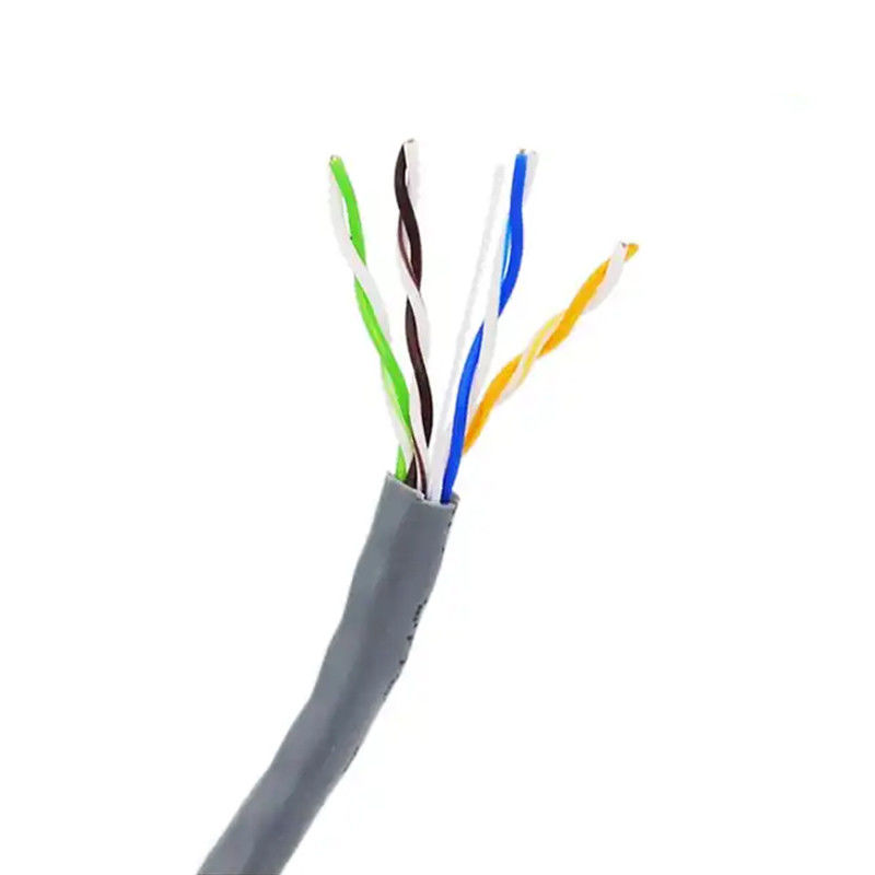 Jaringan yang Efisien Dengan Kategori 5e Kabel Ethernet Bahan Jaket PVC