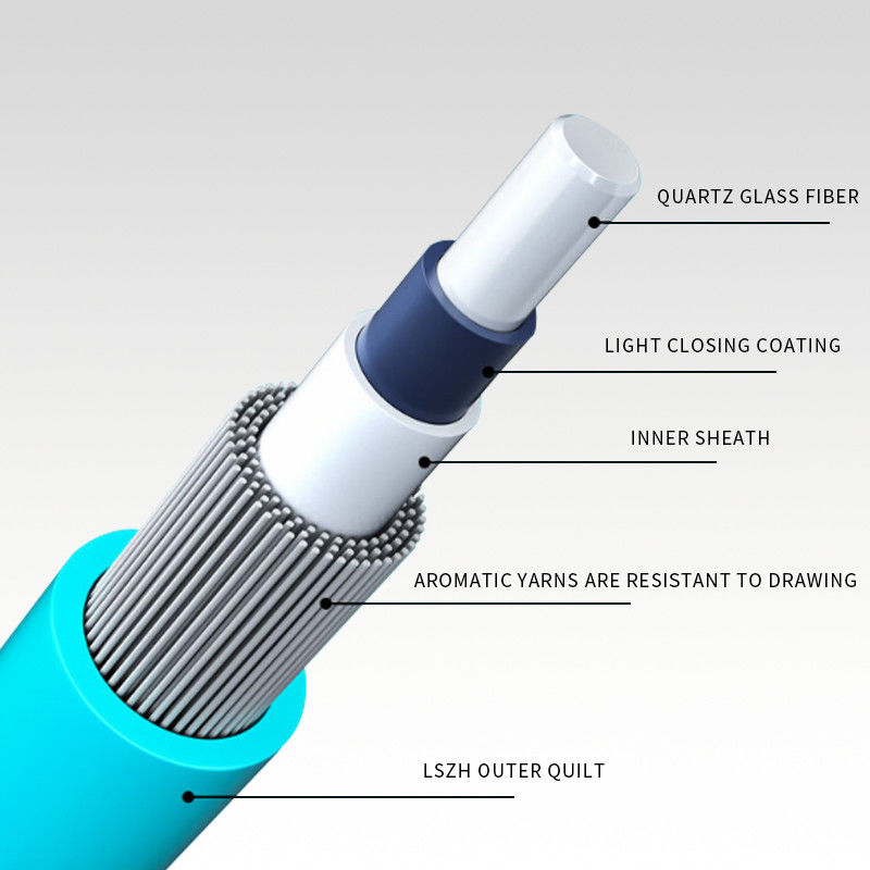 PVC / LSZH / OFNP / OFNR / Plenum Fiber Optic Patch Cord Untuk Kinerja Optimal
