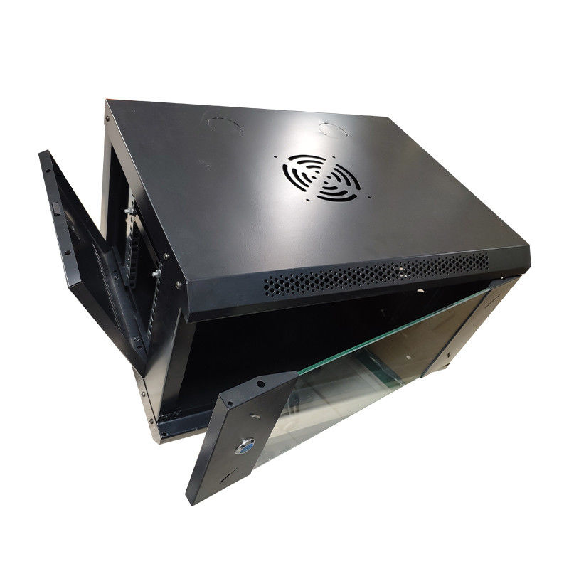 Kabinet Server Jaringan Terkunci yang Terventilasi untuk Switch Router Hard Disk Video Recorder