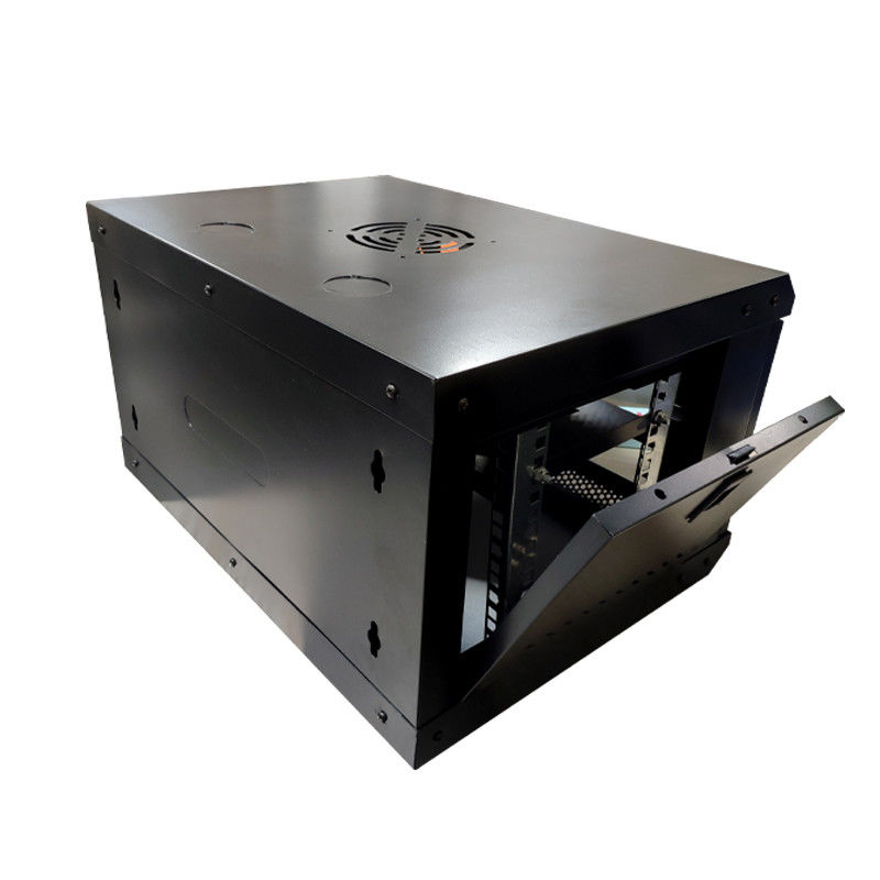 Kabinet Server Jaringan Terkunci yang Terventilasi untuk Switch Router Hard Disk Video Recorder