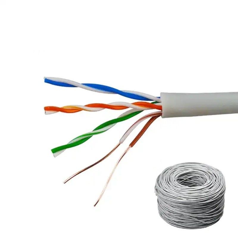 Kabel UTP Jaringan Aman Kategori 5e Dengan Bahan Konduktor CCA Tembaga