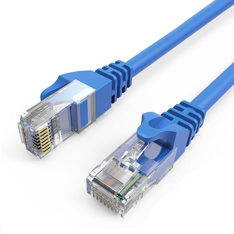 Konektor Berlapis Emas UTP BC CCA Cat5e Patch Cord Untuk Gaming