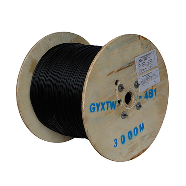 Kabel Fiber Optik Overhead Luar Ruangan 24 Atau 48 Inti GYTC8S, Kabel Fiber Ethernet