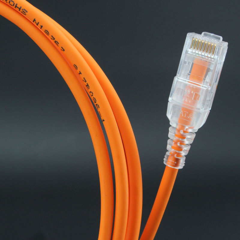 Kabel Patch LSZH PVC Cat6 Stabil Berkecepatan Tinggi, Kabel Ethernet 1000 Ft Cat6