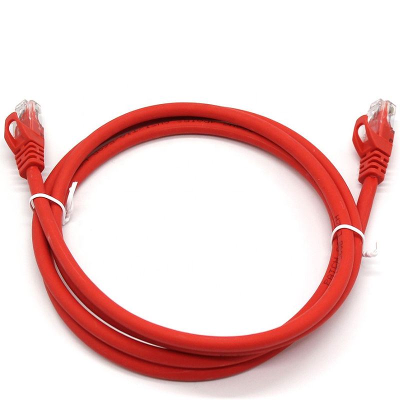 26AWG LSZH Jaket Kabel Ethernet RJ45, Kabel Patch RJ45 Cat5 Cat6 Cat5E