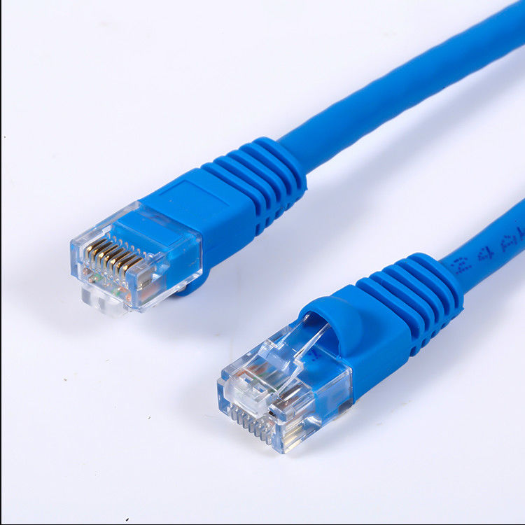 RJ45 1m Cat5e Patch Cord, Kabel LSZH Cat5e Untuk Telekomunikasi