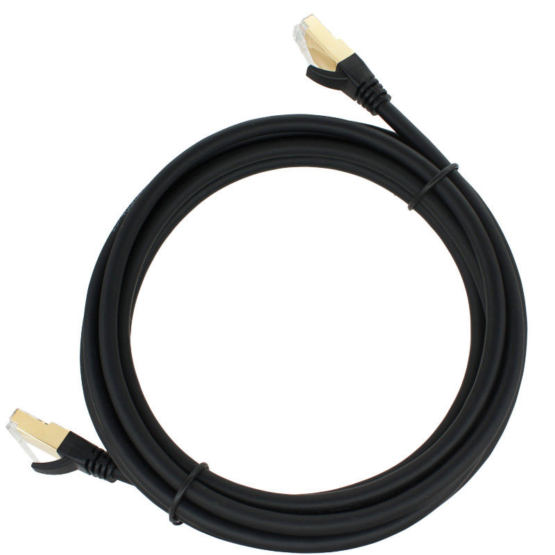 Kustom CE ROHS FTP SFTP Rj45 Pasang Kabel Patch Cat7, Kabel Ethernet Cat 7 1000ft