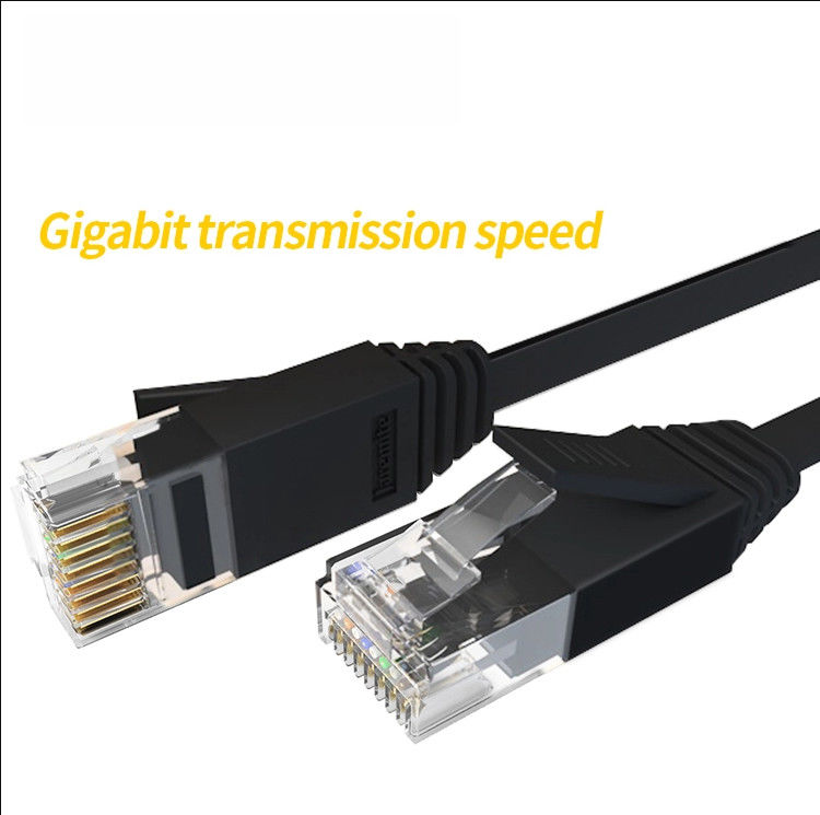 24AWG FTP UTP Cat6 Kabel Patch, Amp Patch Cord Cat6 Untuk Ethernet
