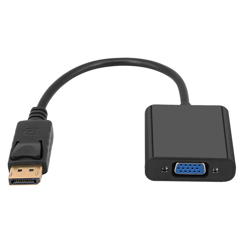 Port Display Thunderbolt Pria 1080p ke Displayport VGA Wanita ke Kabel Monitor VGA