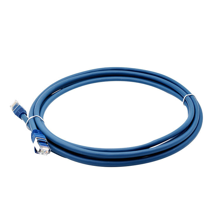 RJ45 SFTP Shielded Cat 6 Network Patch Cord Plug Dengan Molding Boot
