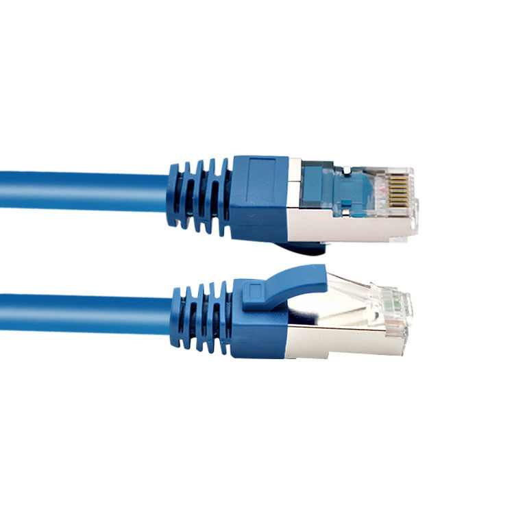 RJ45 SFTP Shielded Cat 6 Network Patch Cord Plug Dengan Molding Boot