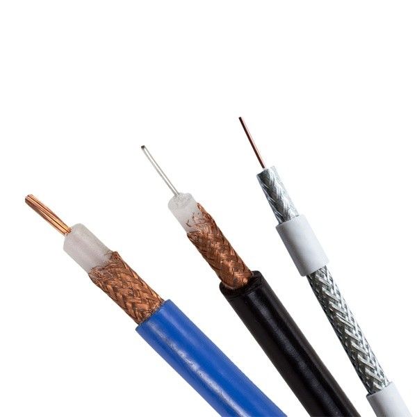 Kabel TV Koaksial RG6 RG7 RG213 RG11 RF RG58 Warna Hitam