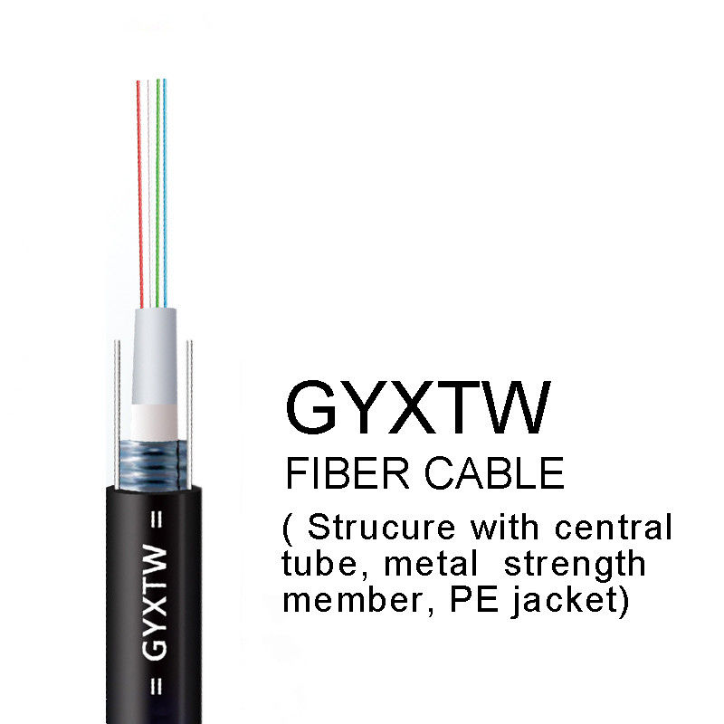 GYXTW 2 4 6 Kabel Serat Optik Inti Dengan Struktur Tabung Pusat