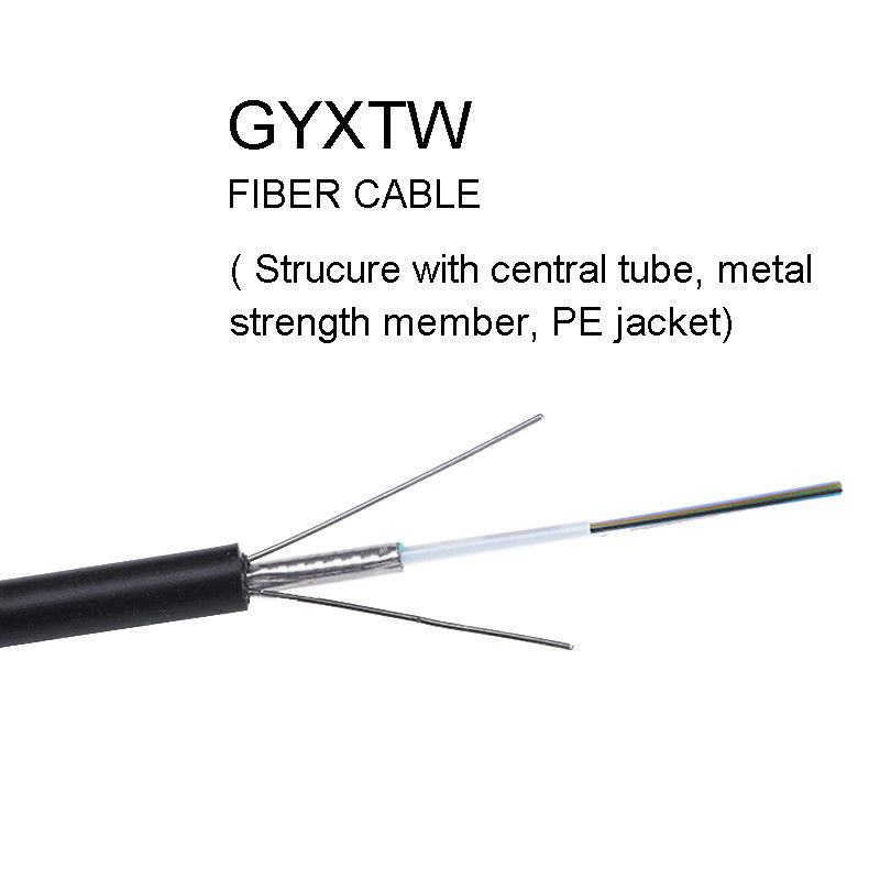 GYXTW 2 4 6 Kabel Serat Optik Inti Dengan Struktur Tabung Pusat