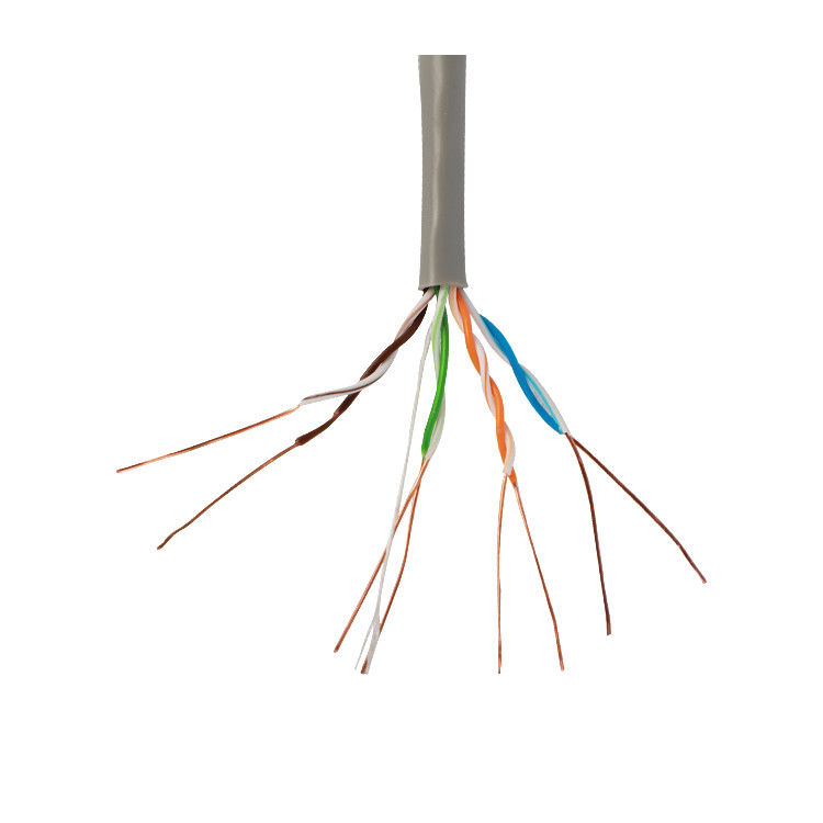 Cat5e U / UTP 0.5m Kategori 5 Kabel LAN Jaringan Jaket Disesuaikan