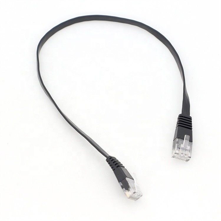 3M 5M 10M Jaringan Kabel Lan Industri Cat5 Cat6 Cat7 Cat8 Kabel Patch Datar
