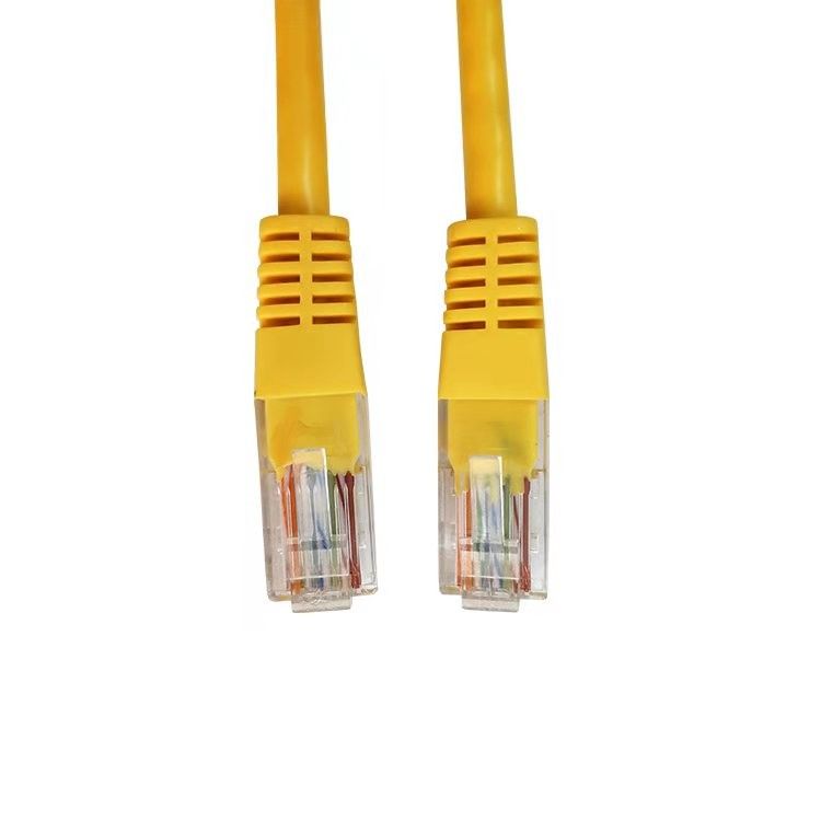 Kabel UTP Cat5 Kabel Patch Kuning Kabel Ethernet Cat5e Untuk Komputer Dan Router