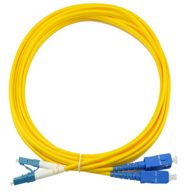 Sc-Lc Duplex Patch Cord Untuk Ekspor Kabel Patch Fiber Optic Ftth