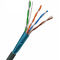 STP Cat6 LAN Kabel 1000Base-T Ethernet 2.4Gbps Transmisi untuk Transmisi Video