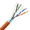 1000ft 2pr 4pr Al Tape Cat6 Kabel LAN, Kabel Ethernet Cat 6 Terlindung CU CCA Copper