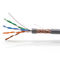 Kabel Tembaga Telanjang Padat Berkecepatan Tinggi 24AWG 26AWG 0.5mm FTP Cat5e Cable