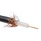 Kabel TV Koaksial RG6 RG7 RG11 CCS CCA Konduktor Untuk Internet